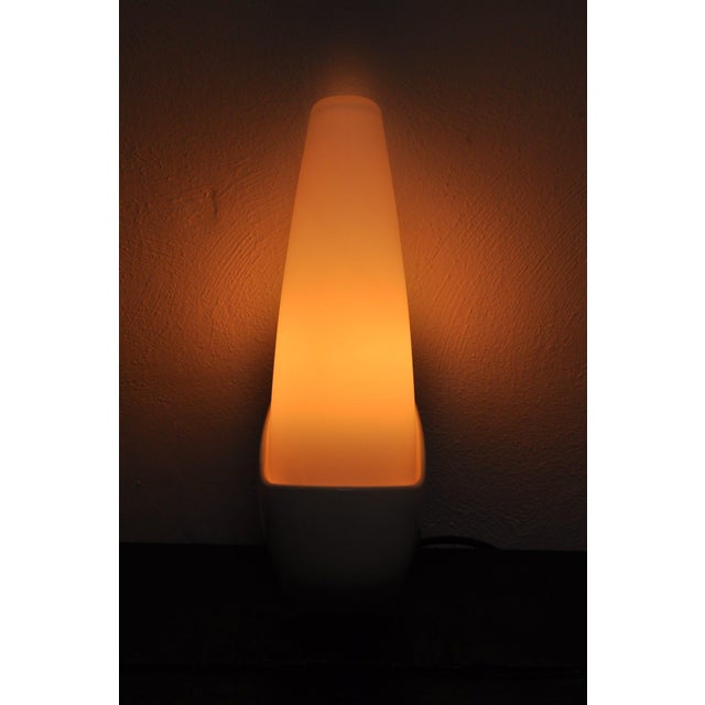 Vintage Bakelite Wall Light in Milk Glass from Bo-Niko, 1960s For Sale - Image 4 of 11