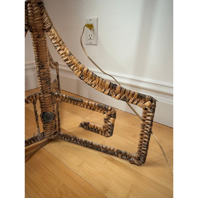 Wood 1970 Mario Lopez Torres Monkey Floor Lamp For Sale - Image 7 of 11