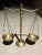 Vintage Solid Brass Scales of Justice Balance With Barley Twist For Sale - Image 11 of 13