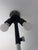 Mid-Century White Mushroom Floor Lamp with Acrylic Glass Shade For Sale - Image 11 of 13