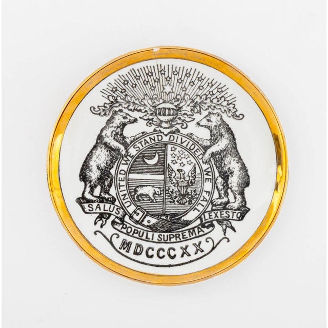 Fornasetti Porcelain Tableware, 3 Pcs. For Sale - Image 12 of 16