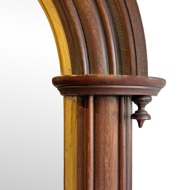 19th Century 19th Century American Arch-Topped Mirror For Sale - Image 5 of 10