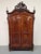 Brown Biedermeier Style Linen Cabinet in Mahogany For Sale - Image 8 of 8