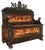 Renaissance Style Blackened Wood and Marquetry Chest Bench, 19th Century For Sale