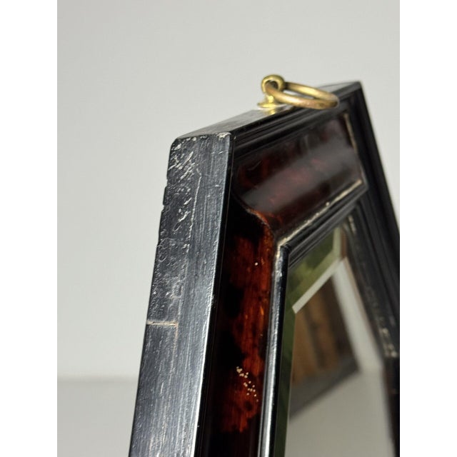 Faux Tortoise Mirror, 19th Century For Sale - Image 9 of 16