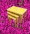 Mid 20th Century Vintage Yellow French Nesting Wood Side Tables - Set of 3 For Sale - Image 5 of 9