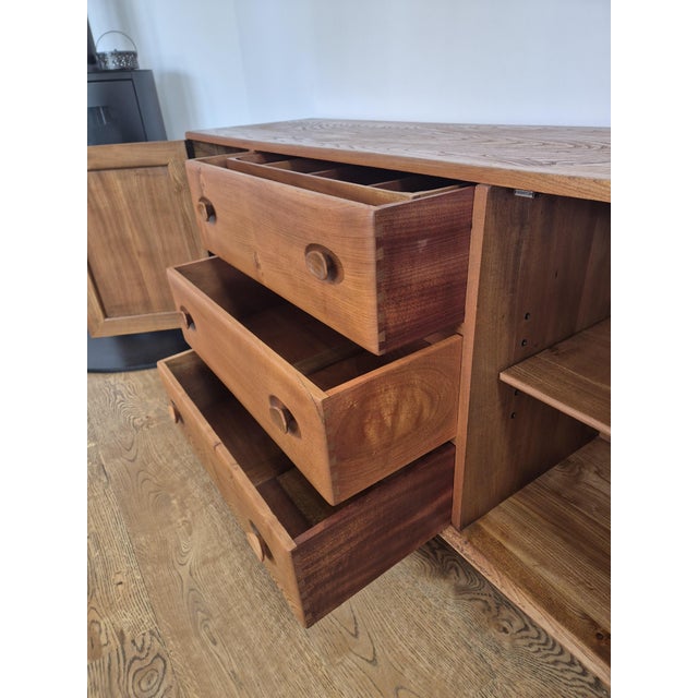 Mid-Century Elm Sideboard from Ercol, 1970s For Sale - Image 13 of 18