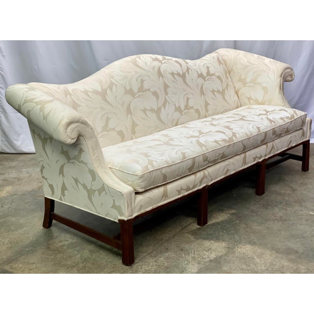 Vintage Mahogany Chinese Chippendale Ivory Print Camel ...