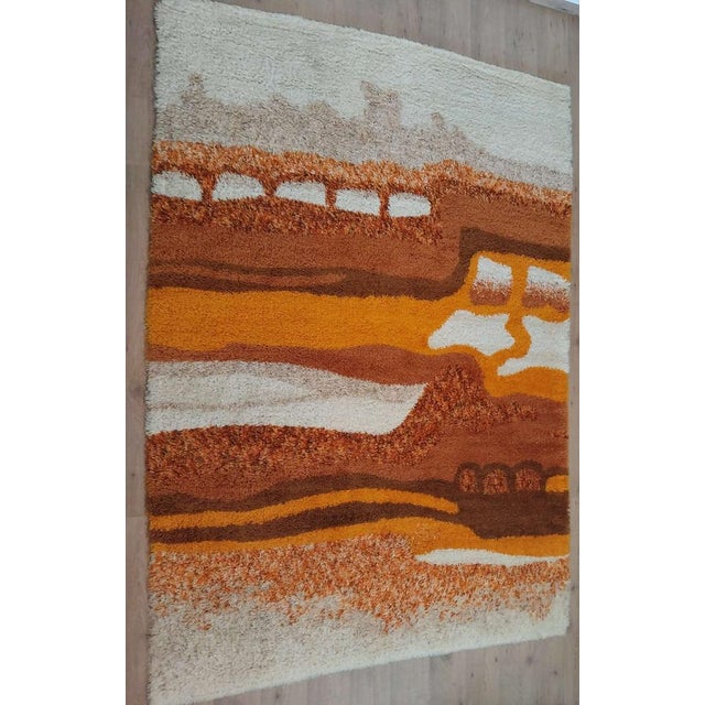 Vintage Wool Rug, 1970s For Sale - Image 4 of 18