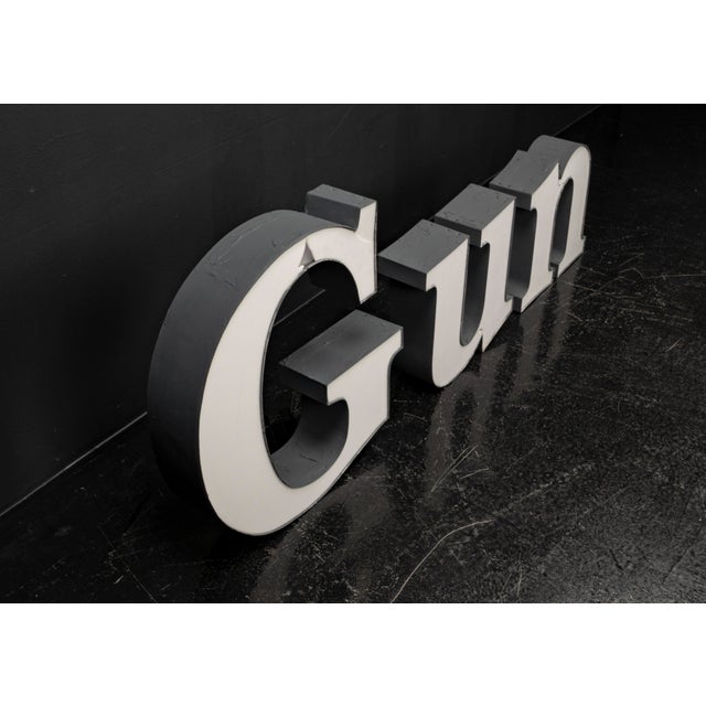 Gun LED Letters, 1980s, Set of 3 For Sale - Image 14 of 18