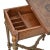 1950s 1950s French Style Fold Over Game Table Satinwood Inlay Brass Ware For Sale - Image 5 of 7