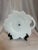 White Fenton Milk Glass Handled Leaf Platter For Sale - Image 8 of 8