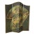 Vintage "Vernis Martin" Antique Style Hand-Painted 4-Panel Folding Screen Room Divider For Sale