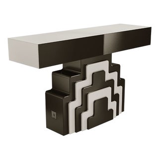 Annali Console Table in Black by Hommés Studio For Sale