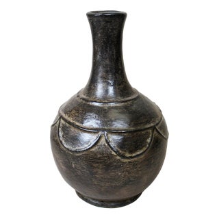 Mangbetu Clay Vase For Sale
