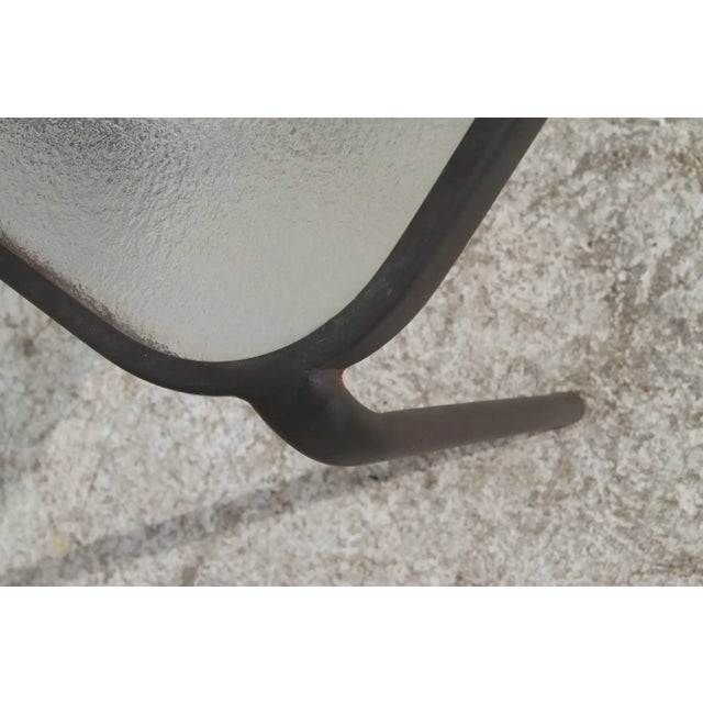 Pair of Patio End Tables W/ Glass Tops For Sale - Image 4 of 8