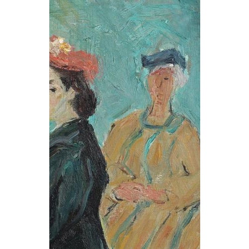 Carlo Striccoli, Figure at the Piano, 1960s, Oil on Board, Framed For Sale - Image 7 of 17