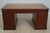 English Leather Top 3 Part Executive Partners Desk For Sale - Image 18 of 18