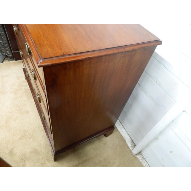 Edwardian Mahogany Chest of Drawers, 1890s For Sale - Image 14 of 18