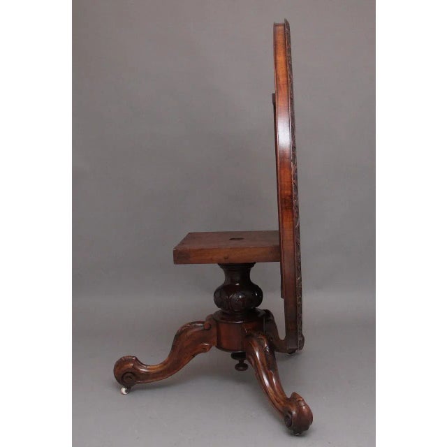 19th Century Walnut & Marquetry Centre Table For Sale - Image 3 of 11