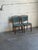 Beautiful vintage set of 2 Danish Mid-Century Modern dining chairs crafted in teak with elegant curved backrests and...