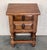20th Century Pair of Spanish Nightstands With Two Drawers and Iron Hardware For Sale - Image 6 of 8