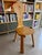 Vintage Mid-Century Alpine French Brutalist Carved Oak Side Chairs Pair Wabi Sabi Style For Sale - Image 18 of 18