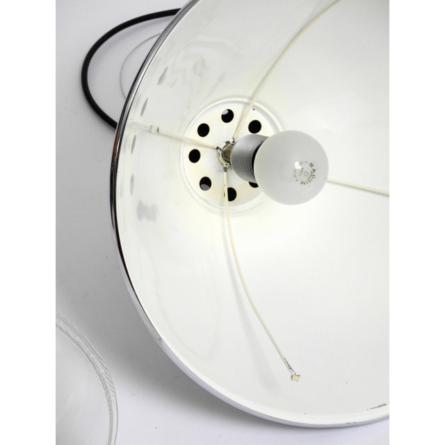 Large Pendant Lamp Headlight in Chrome-Plated Sheet Steel by Ingo Maurer, 1960s For Sale - Image 10 of 18