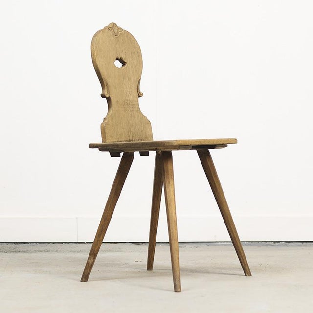 Primitive Folk Art Chair For Sale - Image 9 of 9