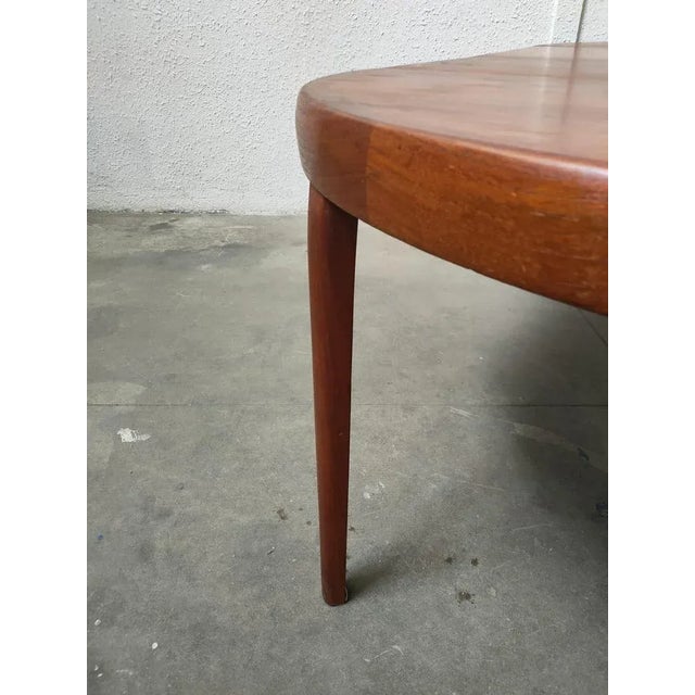 Mid-Century Teak Extendabe Table and Chairs from Moller, Denmark, Set of 5 For Sale - Image 14 of 18