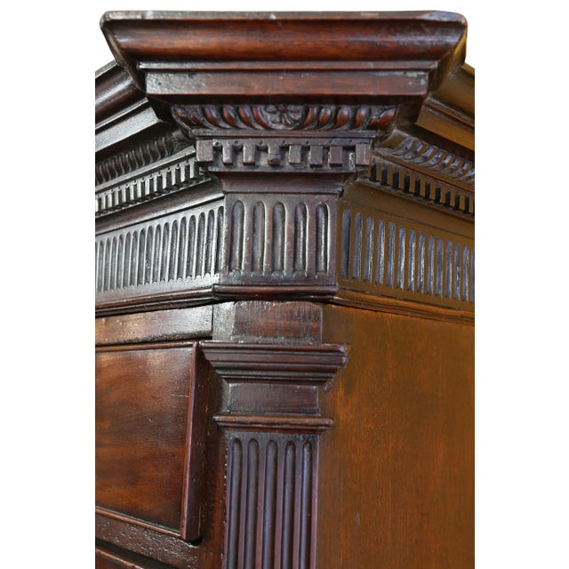 Wood George III Mahogany Chest on Chest For Sale - Image 7 of 13