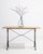 Mid 20th Century Cast Iron Bistro Table With Oak Top For Sale - Image 4 of 12