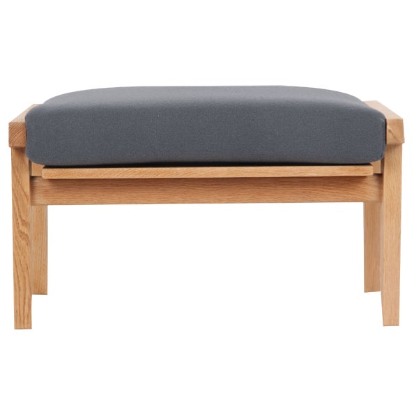 Vintage Footstool in Oak by Hans J. Wegner, 1970s For Sale