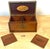 Documented Georgian /Sheraton Marquetry Tea Caddy, with Prince of Wales Feathers For Sale - Image 4 of 18