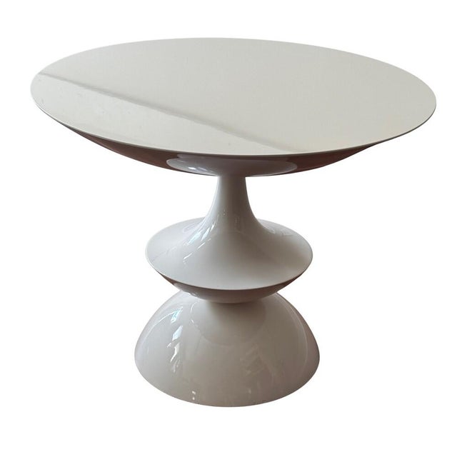Mid-Century Modern Lacquered Fiberglass Table by Nanna Ditzel for Domus Danica C. 1970 For Sale - Image 3 of 9