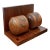 Vintage Globe Inlaid Wooden Bookends - Pair For Sale