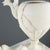 White Electrified Alabaster Vase with Carved Handles For Sale - Image 8 of 11