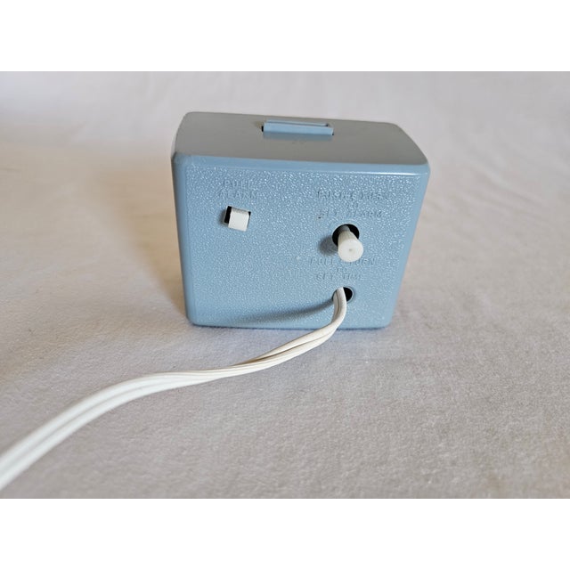 Westclox 60s Westclox Psychedelic Holographic Electric Alarm Clock For Sale - Image 4 of 4