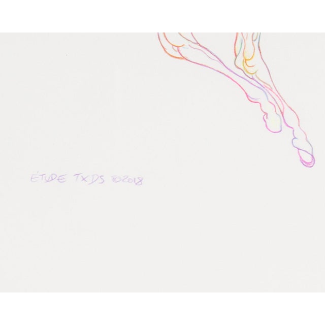 Guillaume Azoulay 2018 Pencil Study Drawing of a Horse by Guillaume Azoulay For Sale - Image 4 of 8
