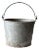 Vintage Galvanized Tin Bucket For Sale
