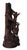 Black Forest Handcarved Deer Sculpture Vase Holder, 1920s-1940s For Sale - Image 4 of 10
