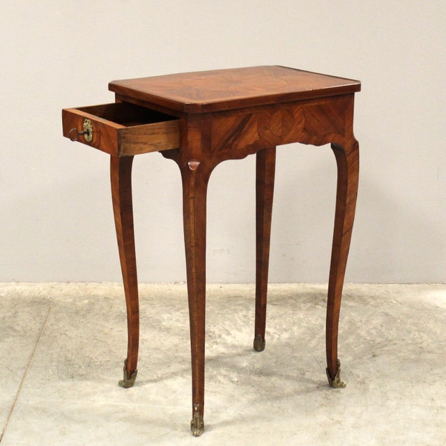 Brown Napoleon III Small Table, 19th Century For Sale - Image 8 of 17