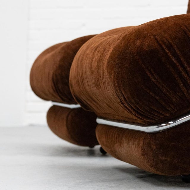 Italian Corolla Lounge Chair by I.P.E, 1970s For Sale - Image 9 of 18