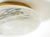 Gold Swirl Flush Mount in Glass and Brass Base, 1980s For Sale - Image 8 of 18