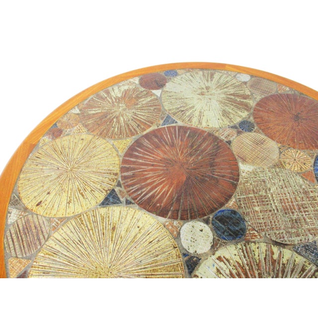 Haslev Mobelsnedkeri Tue Poulsen Tile Top Dining Table for Haslev Denmark For Sale - Image 4 of 10