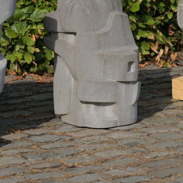 Jan Keustermans, Abstract Sculpture, Belgian Blue Stone For Sale - Image 5 of 16