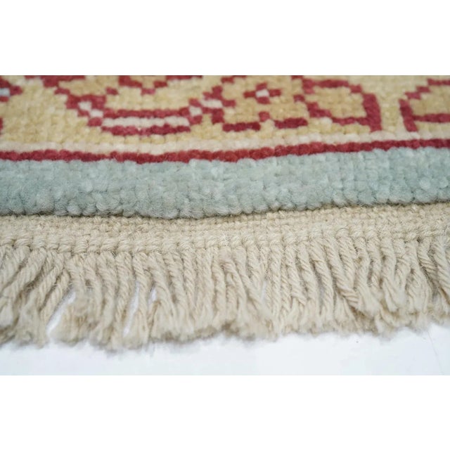 Early 21st Century Oushak Rug 4' X 6' For Sale - Image 5 of 12