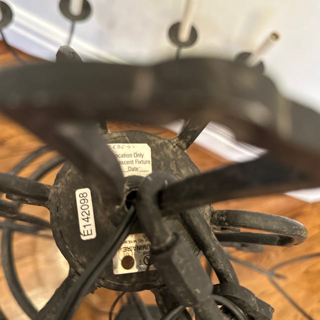 Formations Iron Chandelier for Holly Hunt For Sale In Washington DC - Image 6 of 12