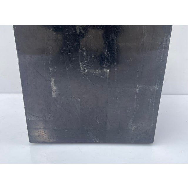 Tessellated Stone Pedestal by Marquis Collection of Beverly Hills, Usa 1990s For Sale - Image 12 of 18