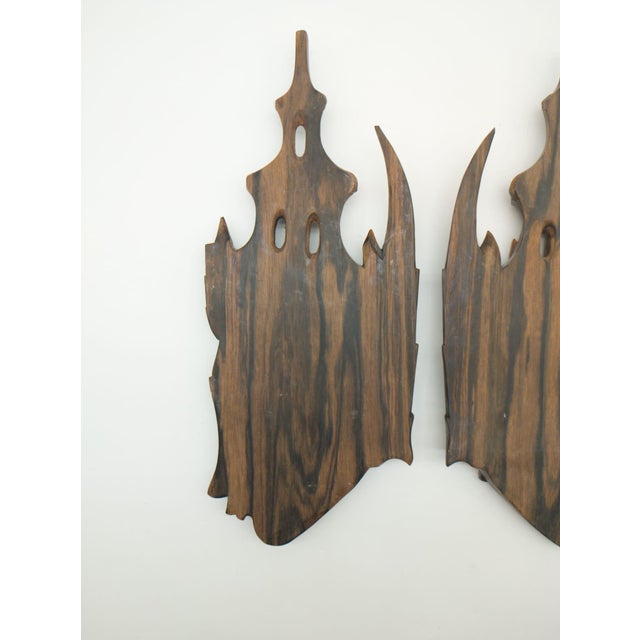 1960s Mid-Century Balinese Rama & Sita Wall Reliefs from Unbekannt, 1960s, Set of 2 For Sale - Image 5 of 8